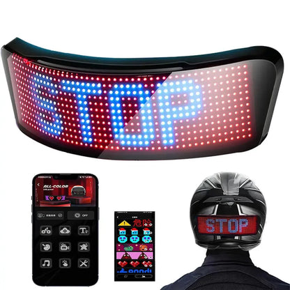 Motorcycle Helmet Programmable LED Display